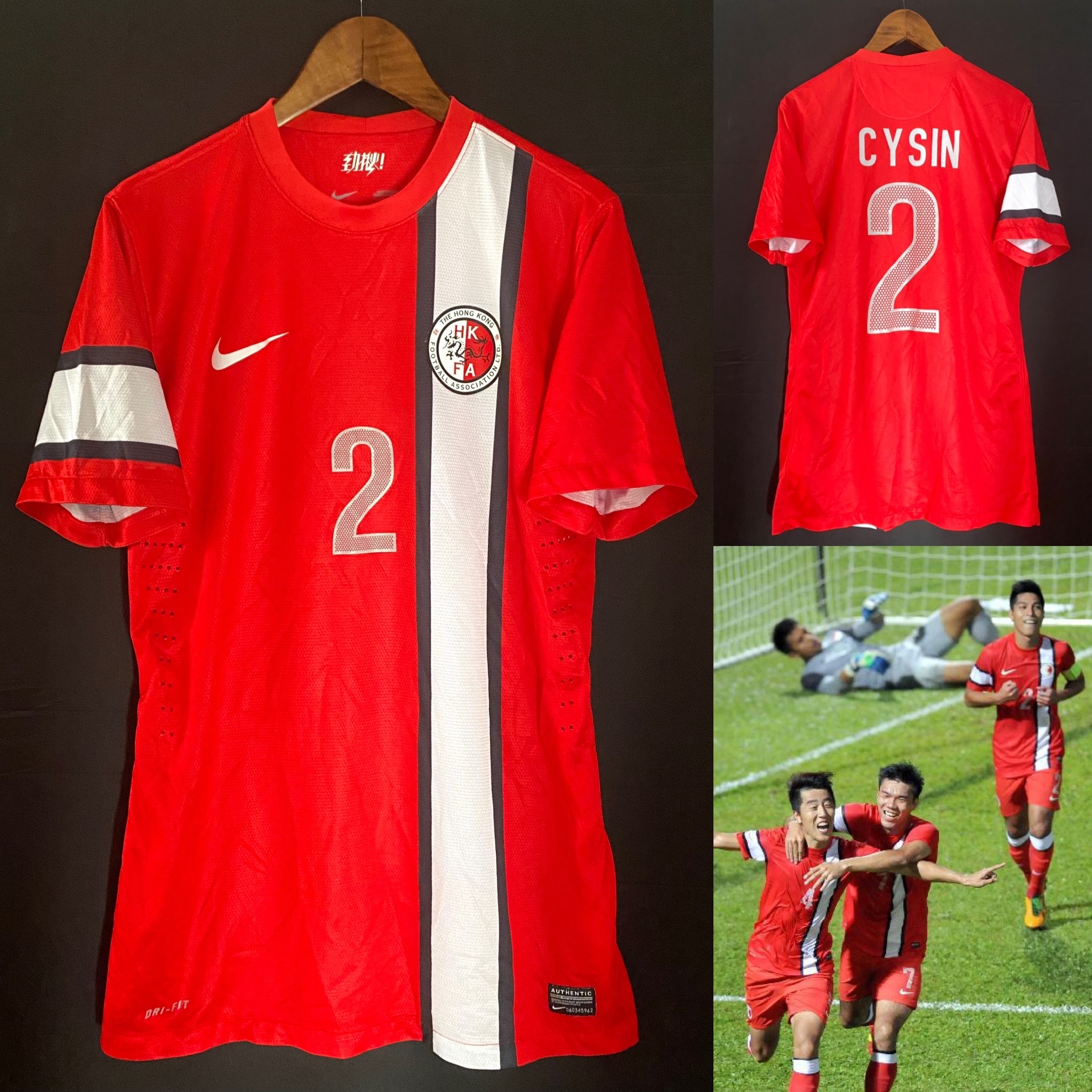 Hong Kong 2012-2013 Nike Home match worn shirt #2