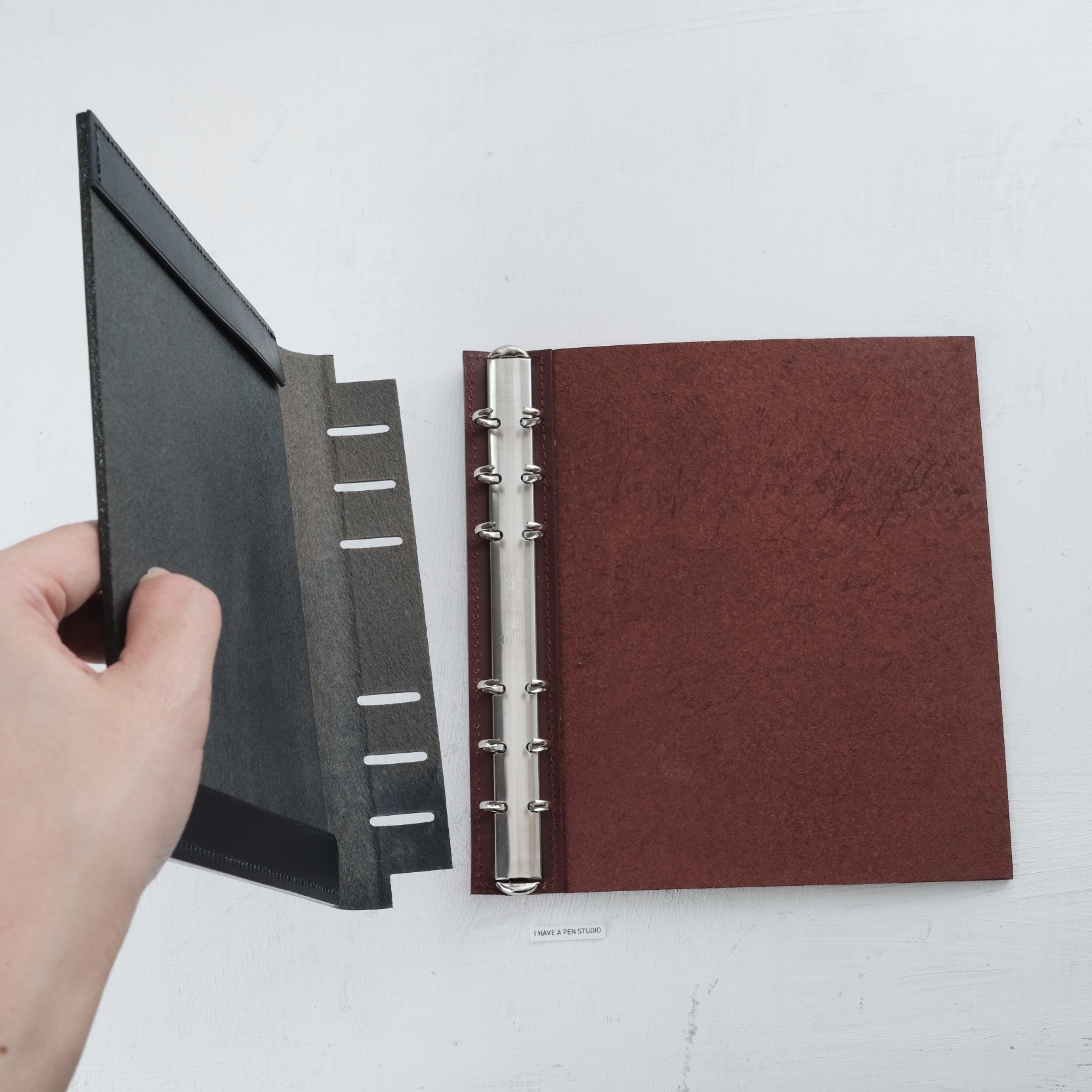 Mini6 M6尺寸「皮革製」移動式內環 封底 ｜ASHFORD 日本