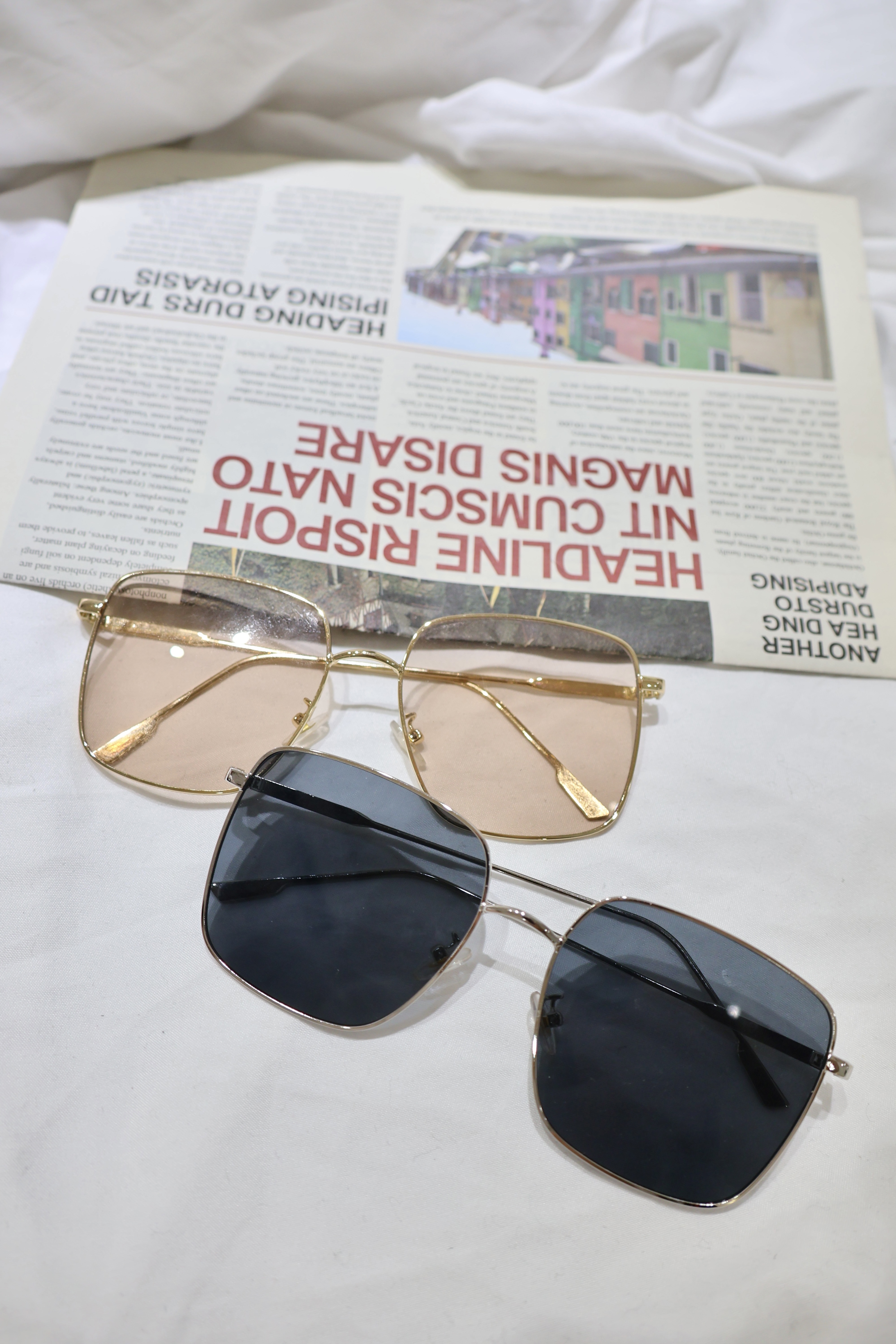 時尚微透漸層墨鏡💫