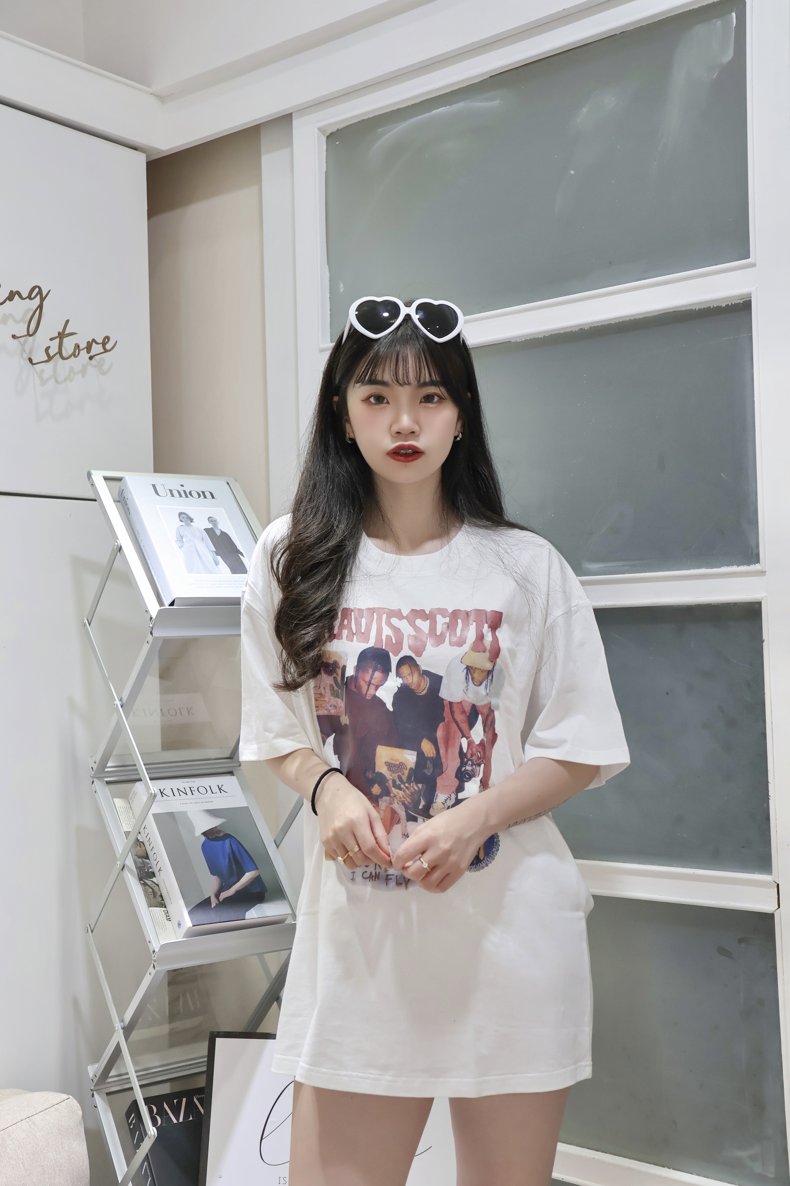 超Ｑ愛心墨鏡💖