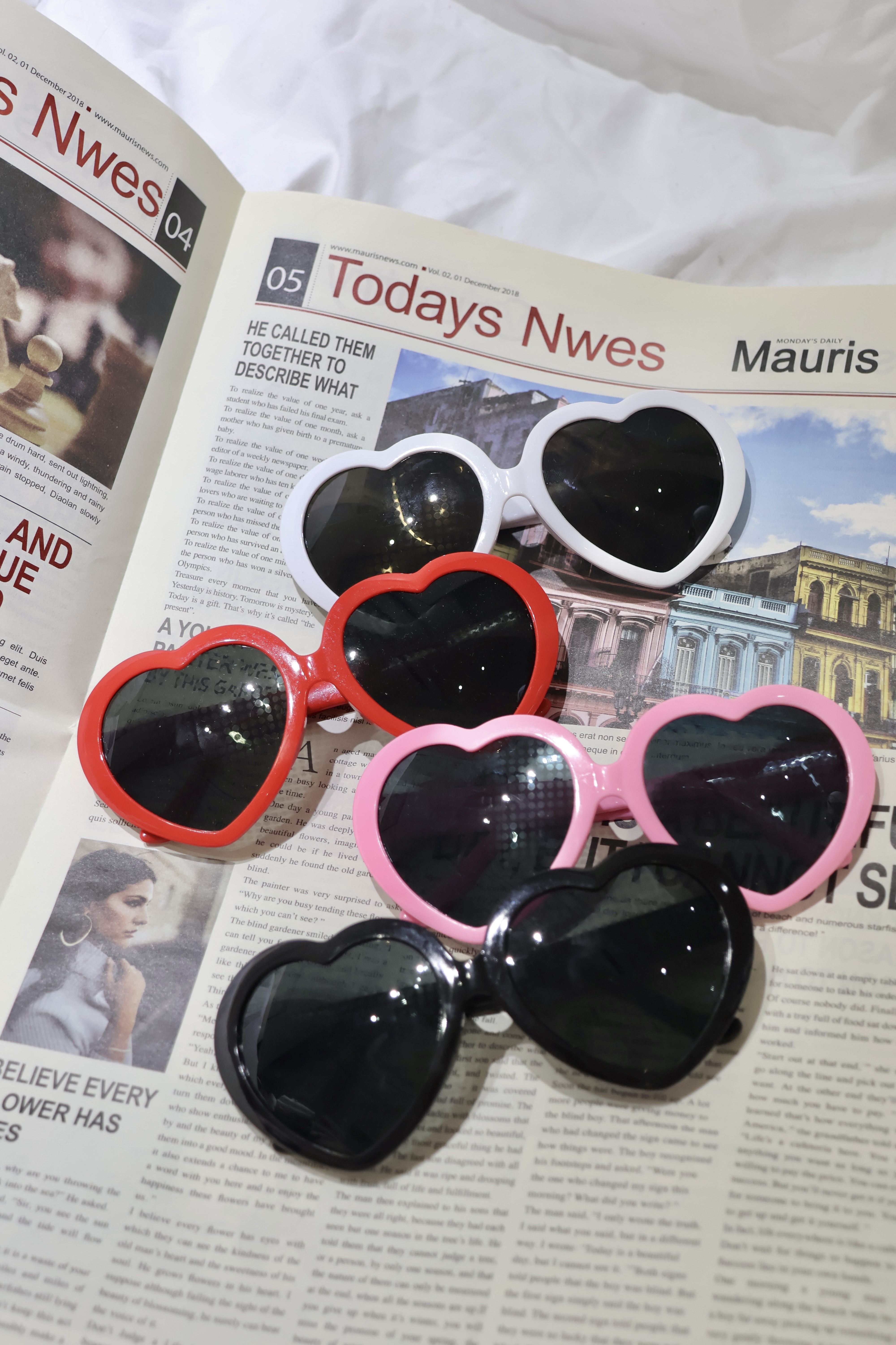 超Ｑ愛心墨鏡💖