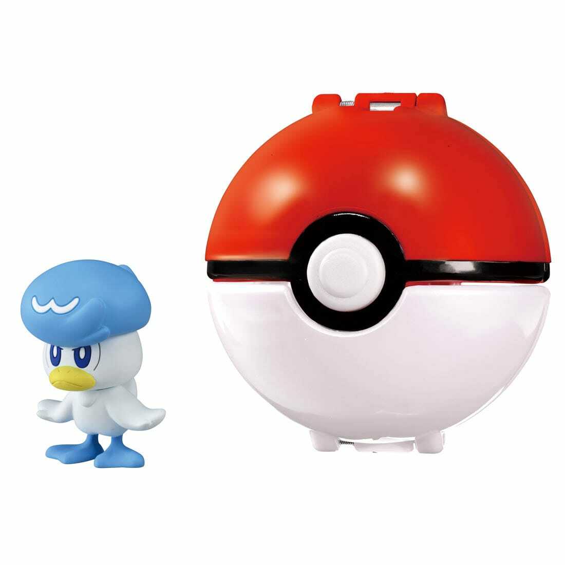 Takara Tomy Pokemon Moncolle Figure Pokedel Z 潤水鴨 + 精靈球