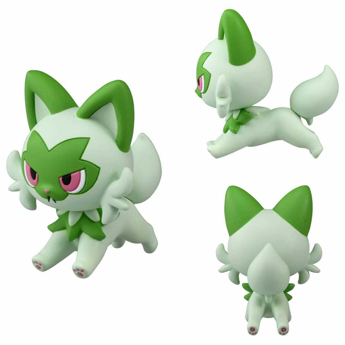 Takara Tomy Pokemon Moncolle Figure Pokedel Z 新葉喵 + 精靈球