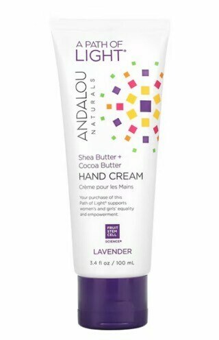 Andalou Naturals 乳木果油可可脂薰衣草護手霜 (最佳使用日期為2026/12/8)