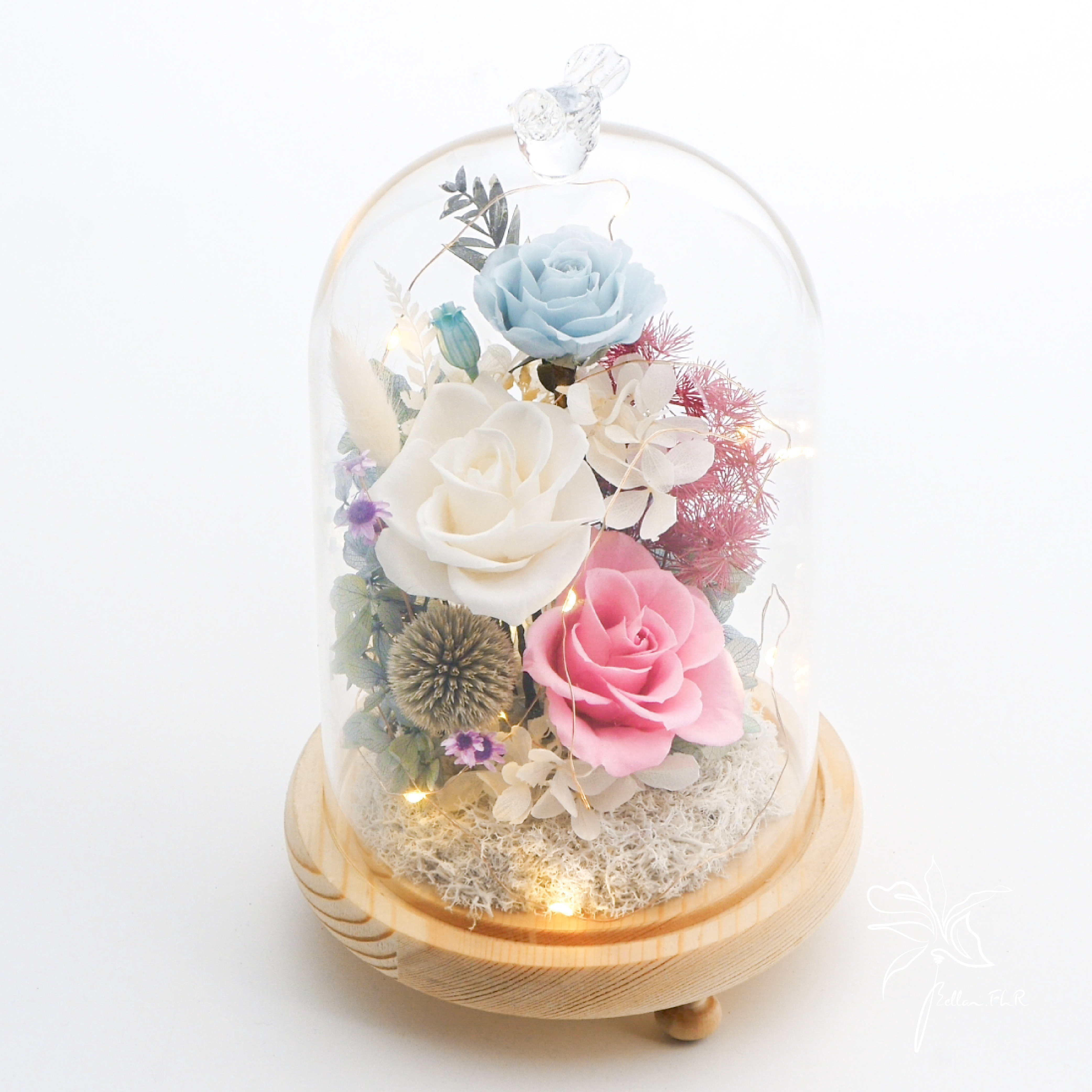 【謬思女神】長型玻璃花盅-大