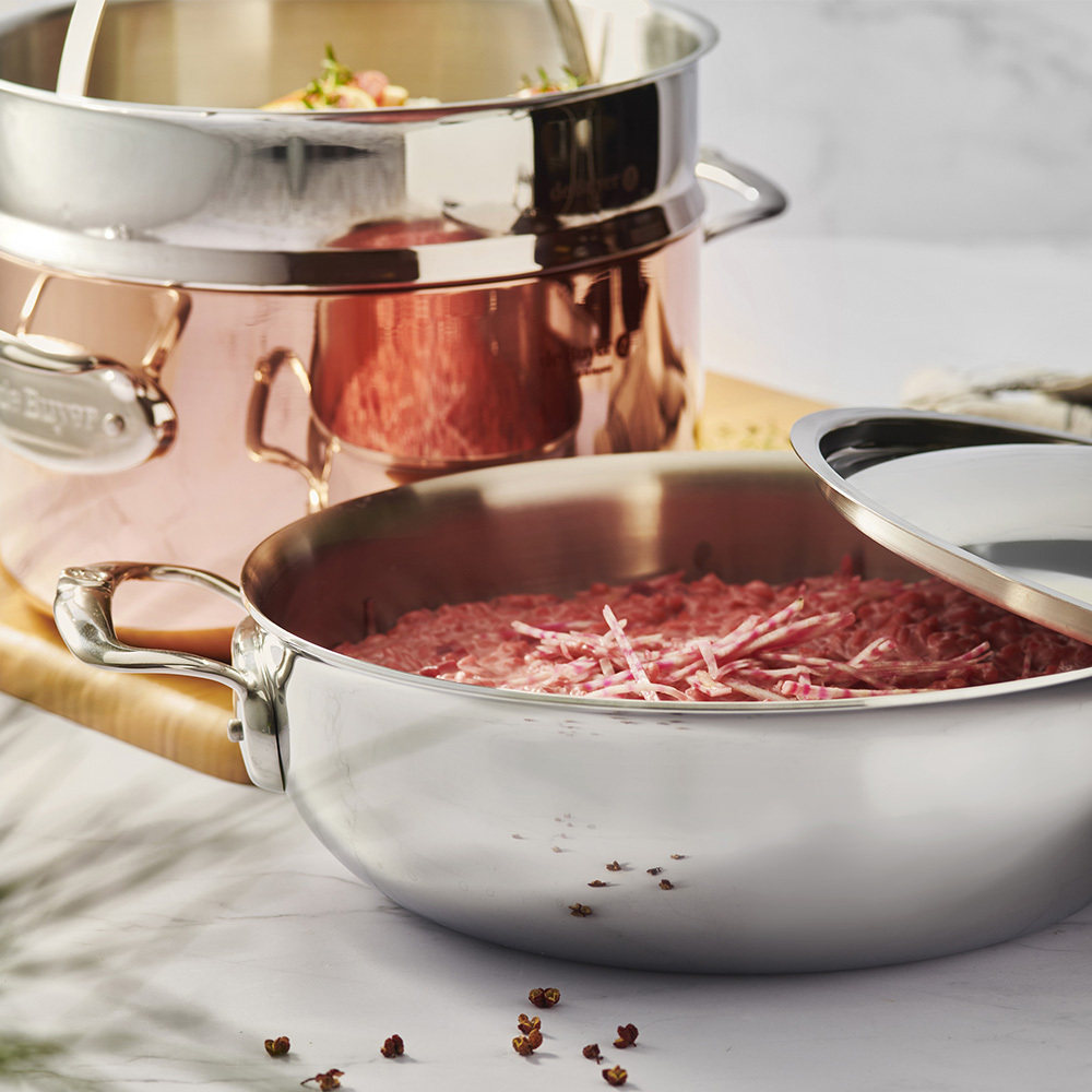 Affinity系列 ✩2026 新款 l  多層複合不鏽鋼低身雙耳炒燉鍋 l 含蓋