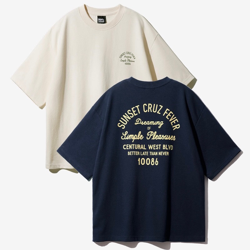 <預購> 韓國fp142 SUNSET CRUZ FEVER高磅短T