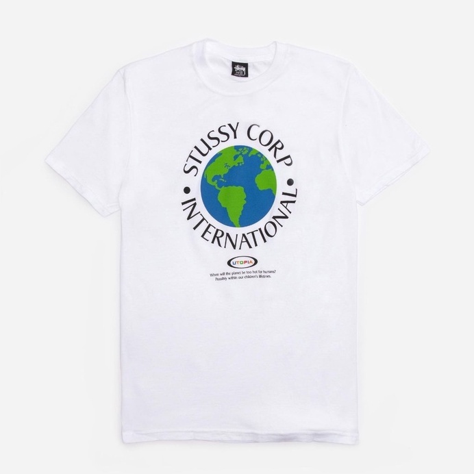 ☆ETW☆【EASY TO WEAR】STUSSY Utopia Tee 地球 短T 短袖 現貨