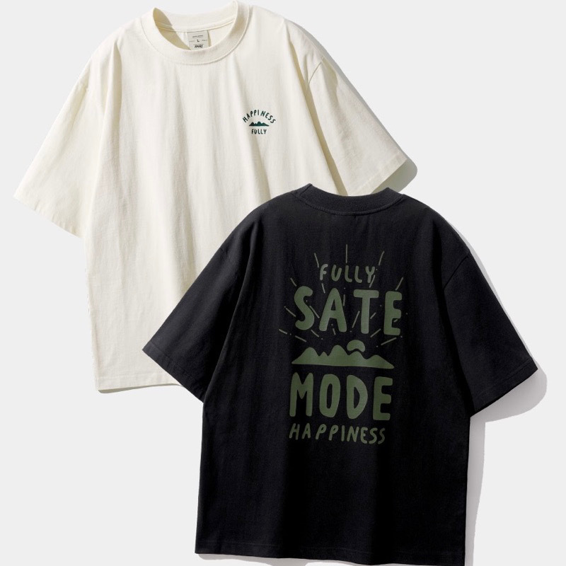 <預購> 韓國fp142 HAPPINESS 高磅純棉短T