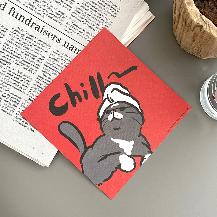 Chill貓咪春聯
