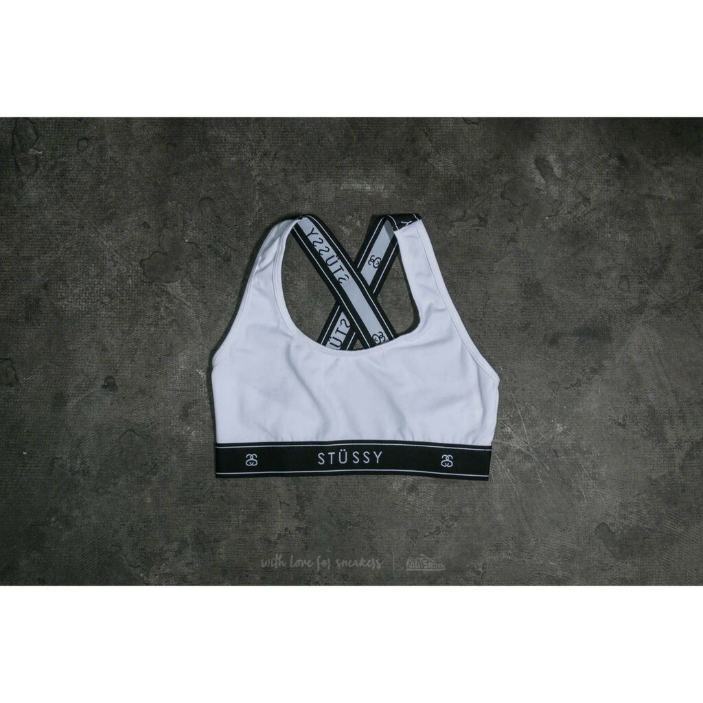 ☆ETW☆【EASY TO WEAR】STUSSY CROSS BACK CROP 運動內衣 黑 白 現貨