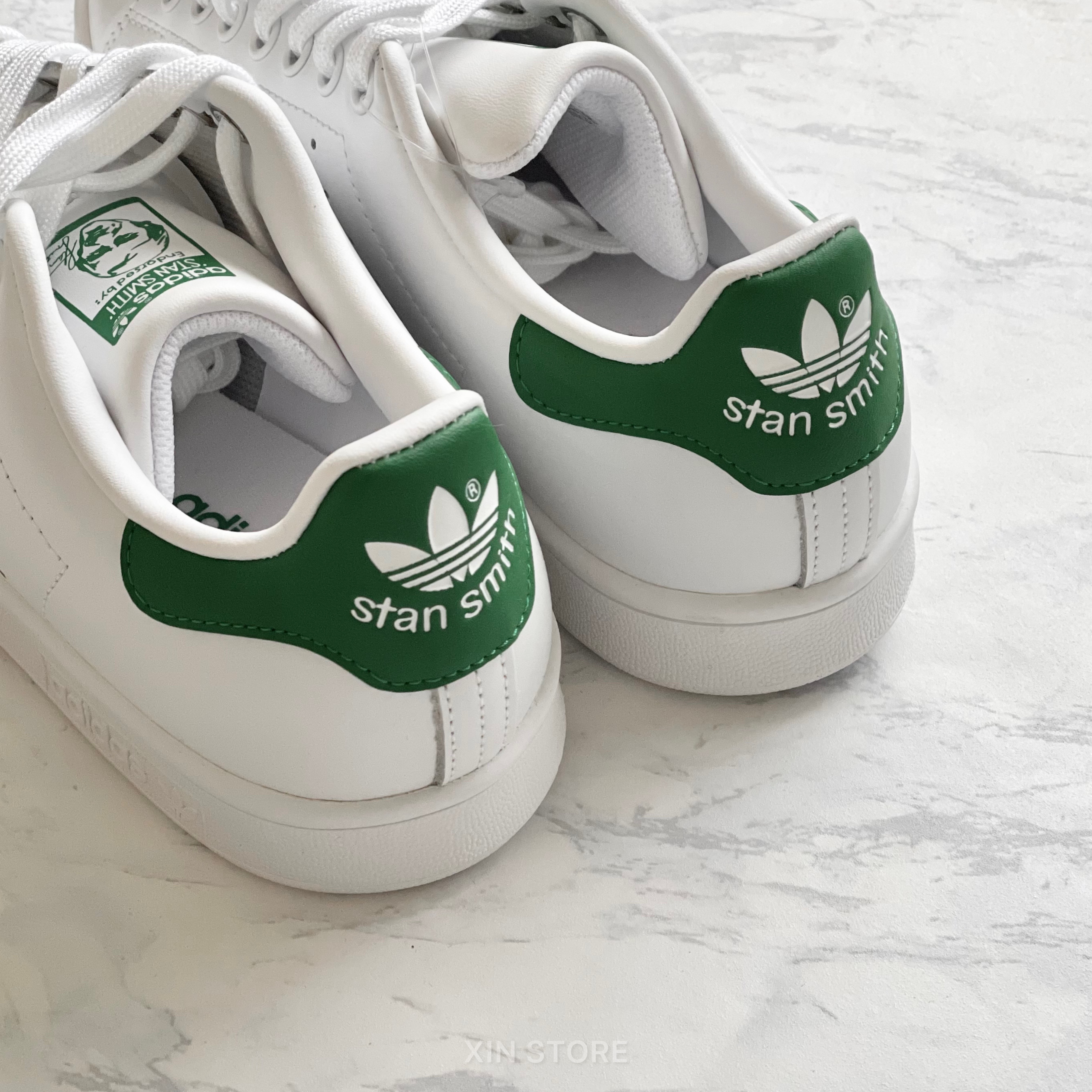 Adidas Originals Stan Smith Kanye West 著用鞋帶款白綠