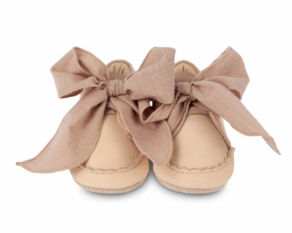 DONSJE 蝴蝶結低筒鞋 LONNY Powder Nubuck 粉色