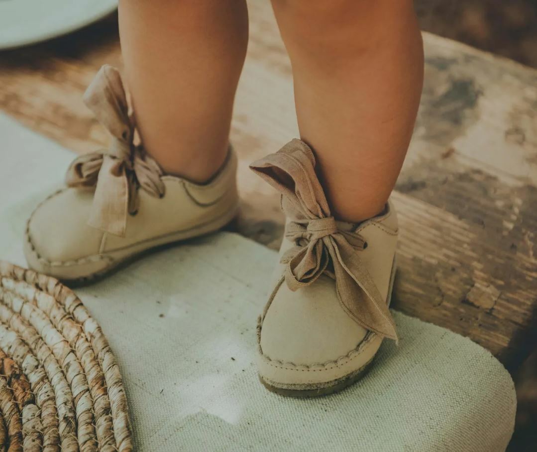 DONSJE 蝴蝶結低筒鞋 LONNY Powder Nubuck 粉色