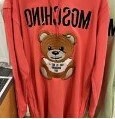 [S] MOSCHINO TEDDY BEAR HOODIE DRESS,CORAL, DT0431-0427-1211 (SM470)