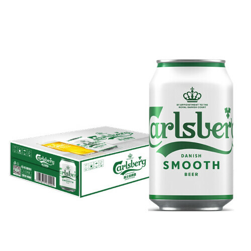 醇滑嘉士伯啤酒【330ml x 24罐】