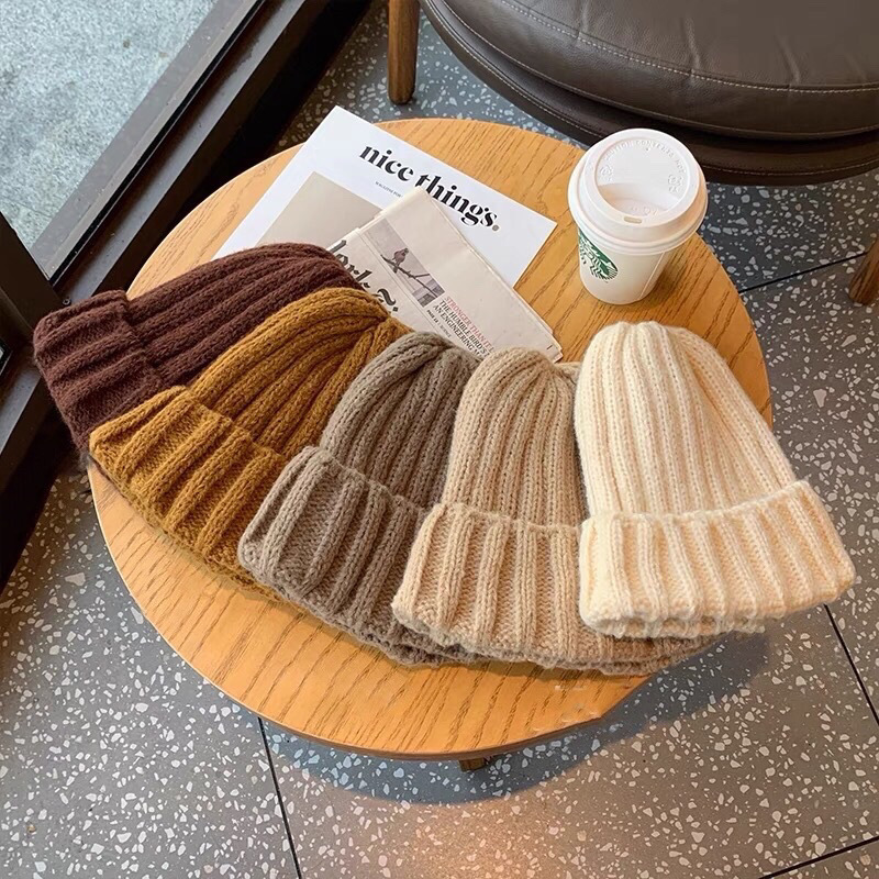 不挑人針織毛帽