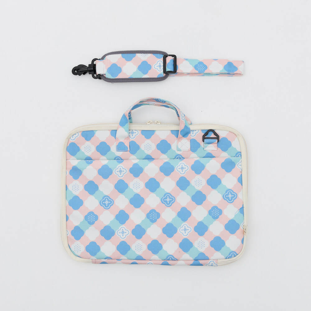 13" Laptop Case (Advanced)/Begonia Glass Pattern No.2/Breeze Pink