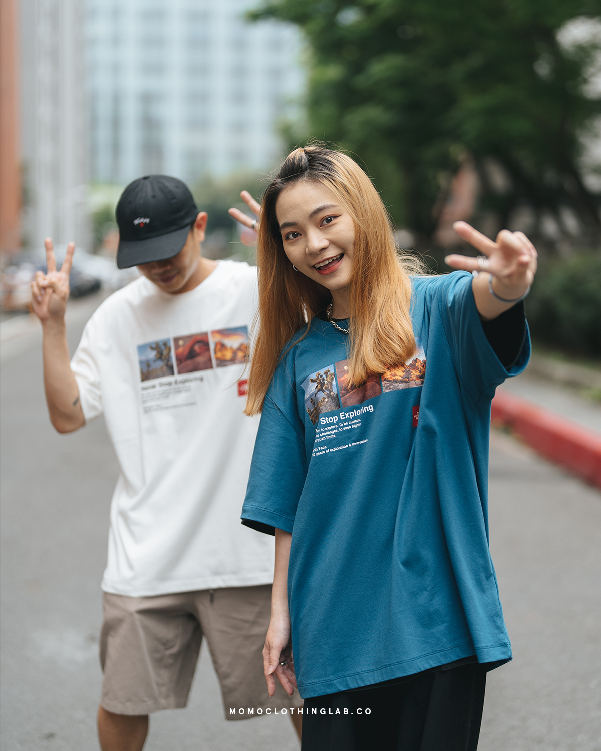 The North Face 復古圖TEE NF0A81N7N3N 白 / NF0A81N7EFS 綠