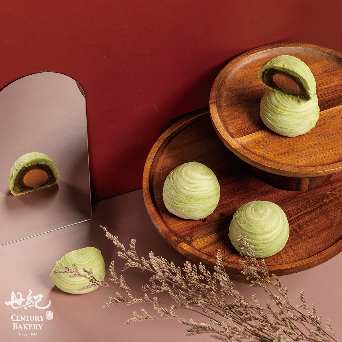 【千層茗香酥(奶蛋素)】9入/盒