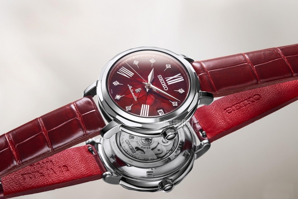 萬年鐘錶 - SEIKO  LUKIA   銀座 25周年紀念 美學設計限量機械鱷魚皮革女錶 SPB135J1 / 6R35-00N0R  錶徑34.8 MM