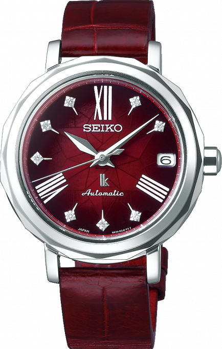 萬年鐘錶 - SEIKO  LUKIA   銀座 25周年紀念 美學設計限量機械鱷魚皮革女錶 SPB135J1 / 6R35-00N0R  錶徑34.8 MM