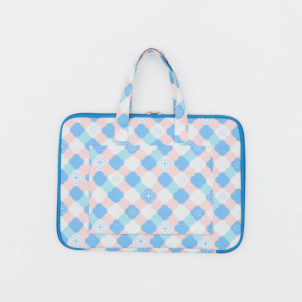 13インチ ノートパソコンケース /フローラガラス No.2/Breeze Pink