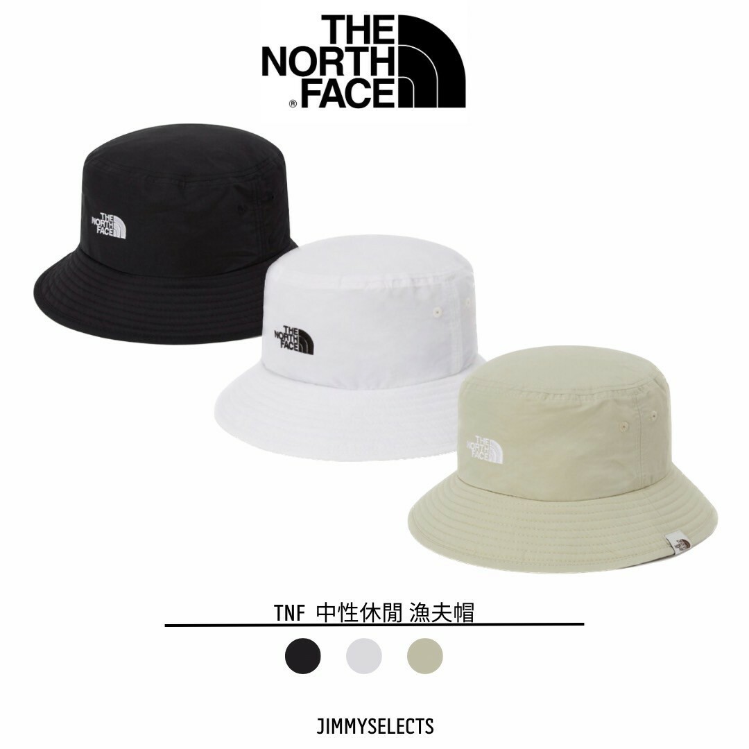 日韓 TNF 漁夫帽 北臉 白標 THE NORTH FACE 北面 男女款 情侶款 經典 復古 韓國