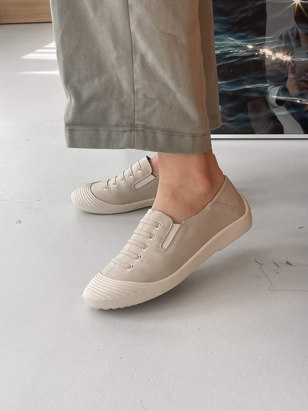 五行帶超舒服懶人鞋(88045)