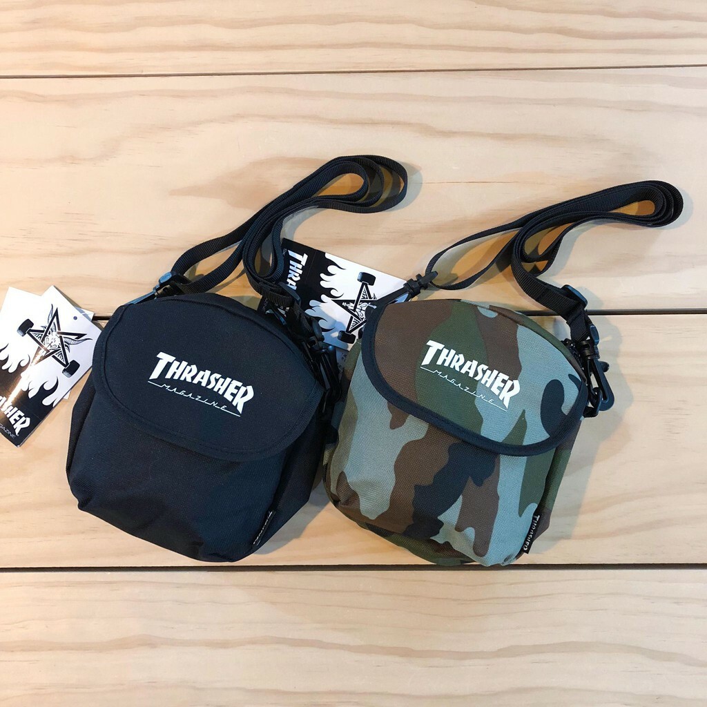 ☆ETW☆【EASY TO WEAR】日線 THRASHER HOMETOWN ADVENTURE 日線 肩背包 側背包 掀蓋包