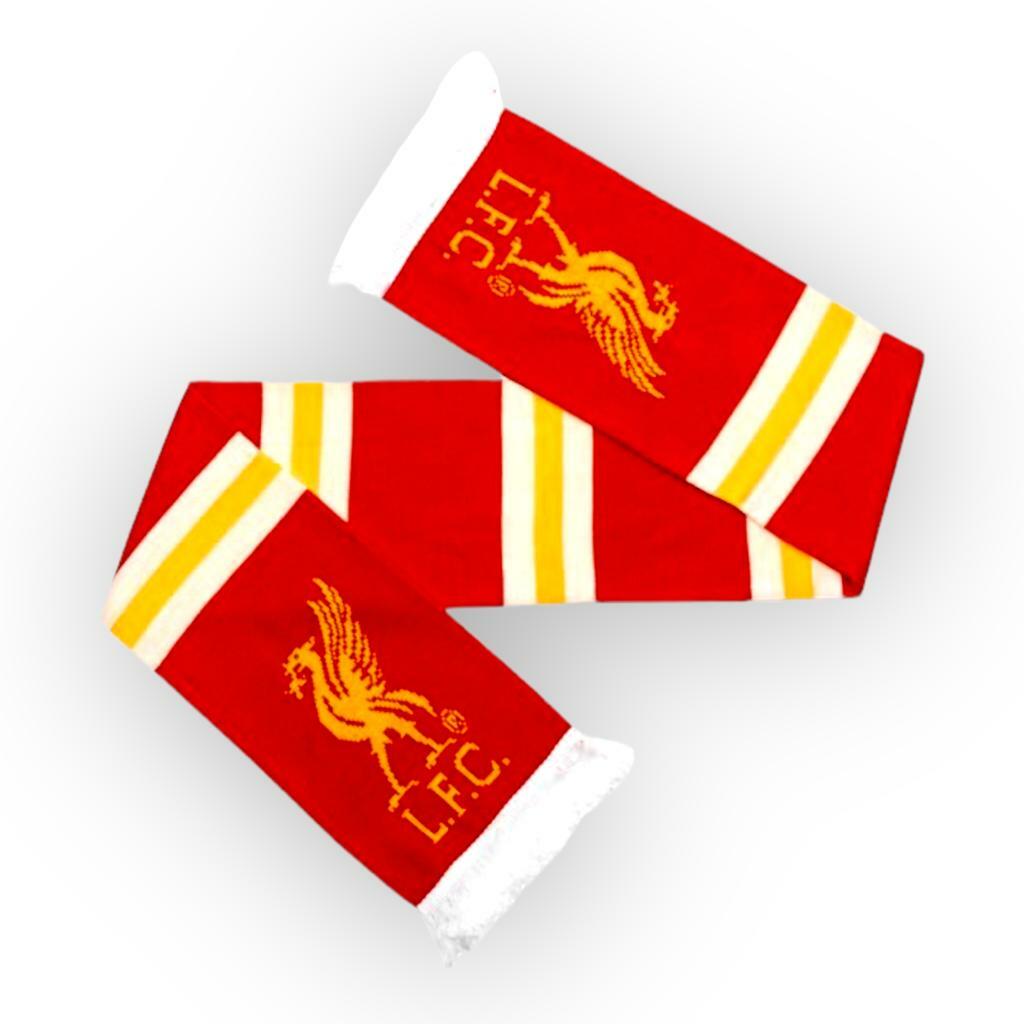 利物浦紅白黃橫紋頸巾