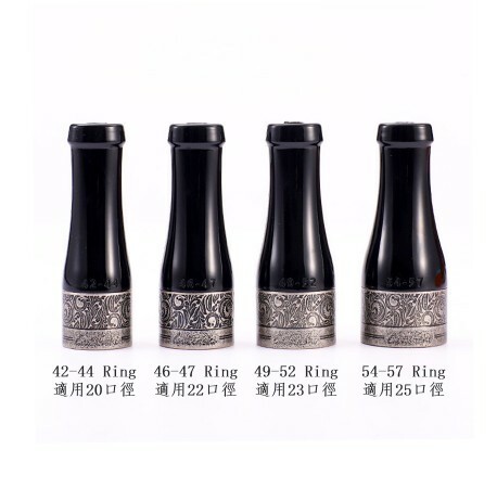【魯賓斯基】鋅合金電鍍刻紋、大口徑多尺寸樹脂雪茄煙嘴 #禮盒 #送禮 #自用