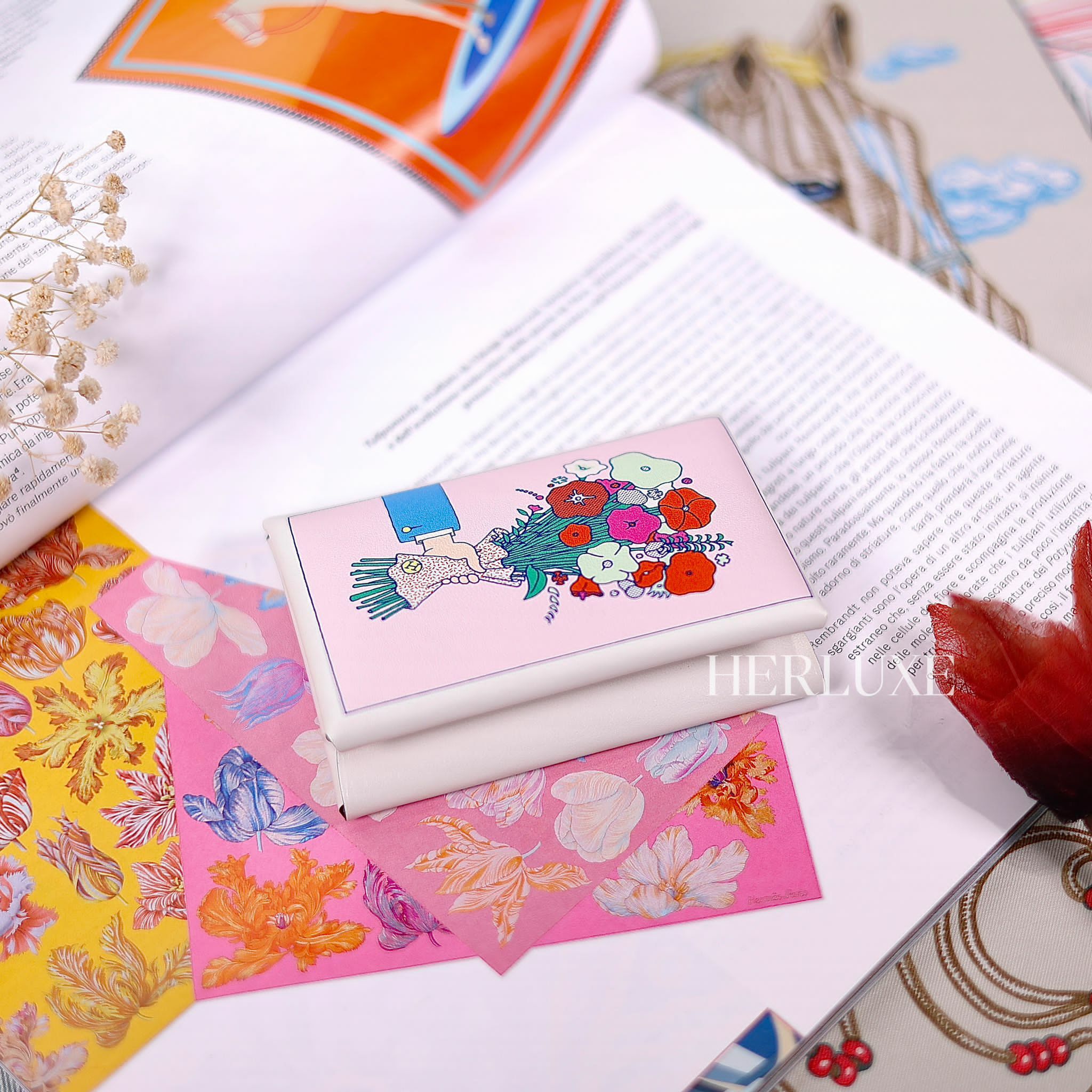 Calvi duo card holder 8L beton swift（特別版）