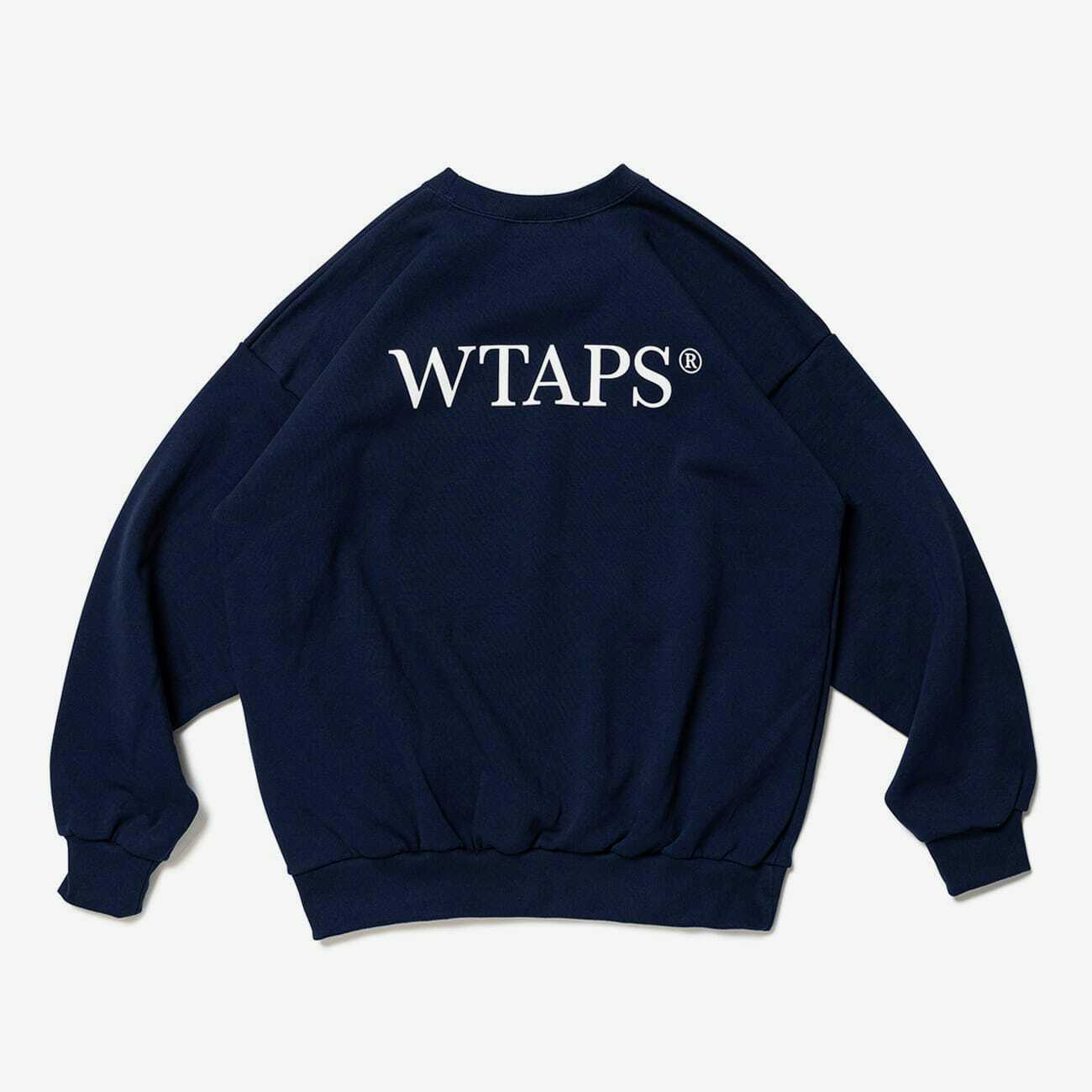 WTAPS FW22 LOCKS SWEATER / COTTON NAVY