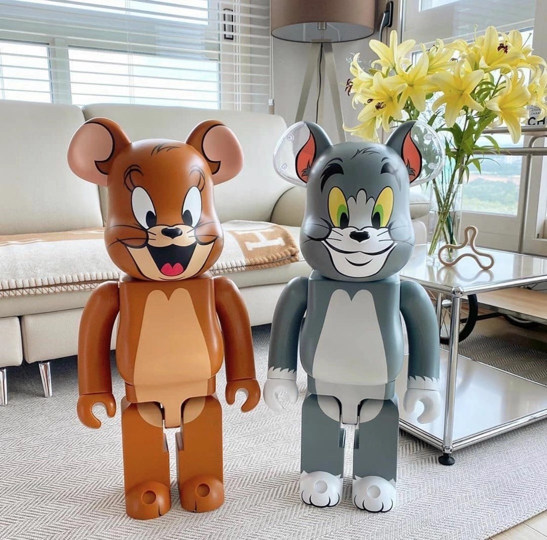 専門店品質 Bearbrick Tom and Jerry: Jerry Flocky 1000% 海外 即決