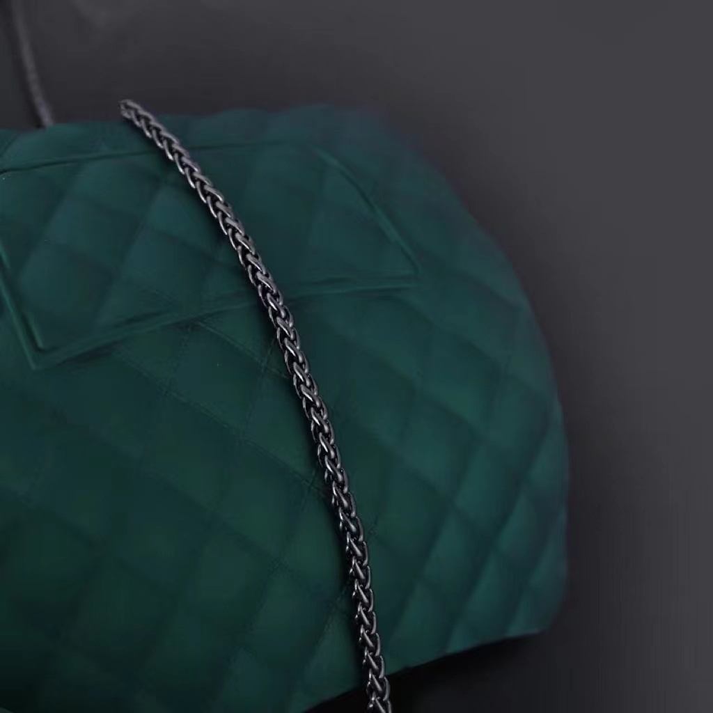 包包扣五金配件烏黑色槍色6mm燈籠鏈小方包鏈條黑色鏈條肩帶