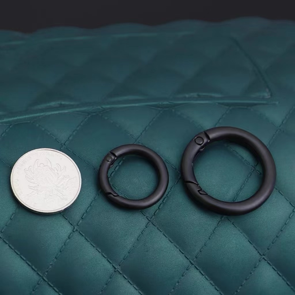 鋅合金開口圈電泳黑色彈簧圈金屬大圓圈diy連結圈配件