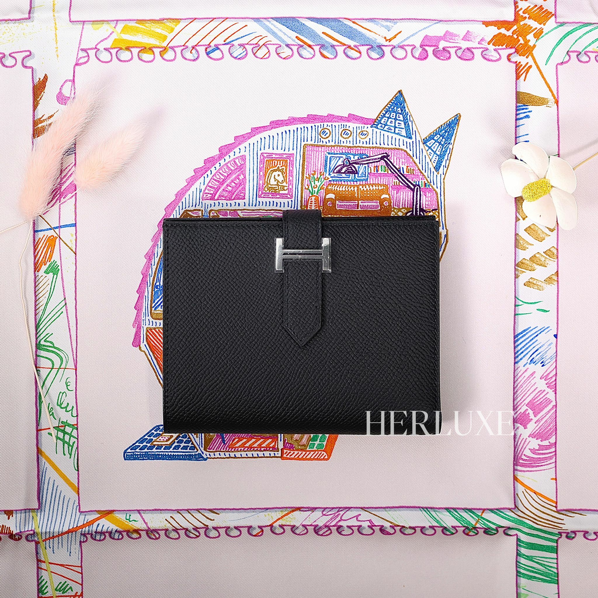 Bearn compact wallet 89 noir ck epsom