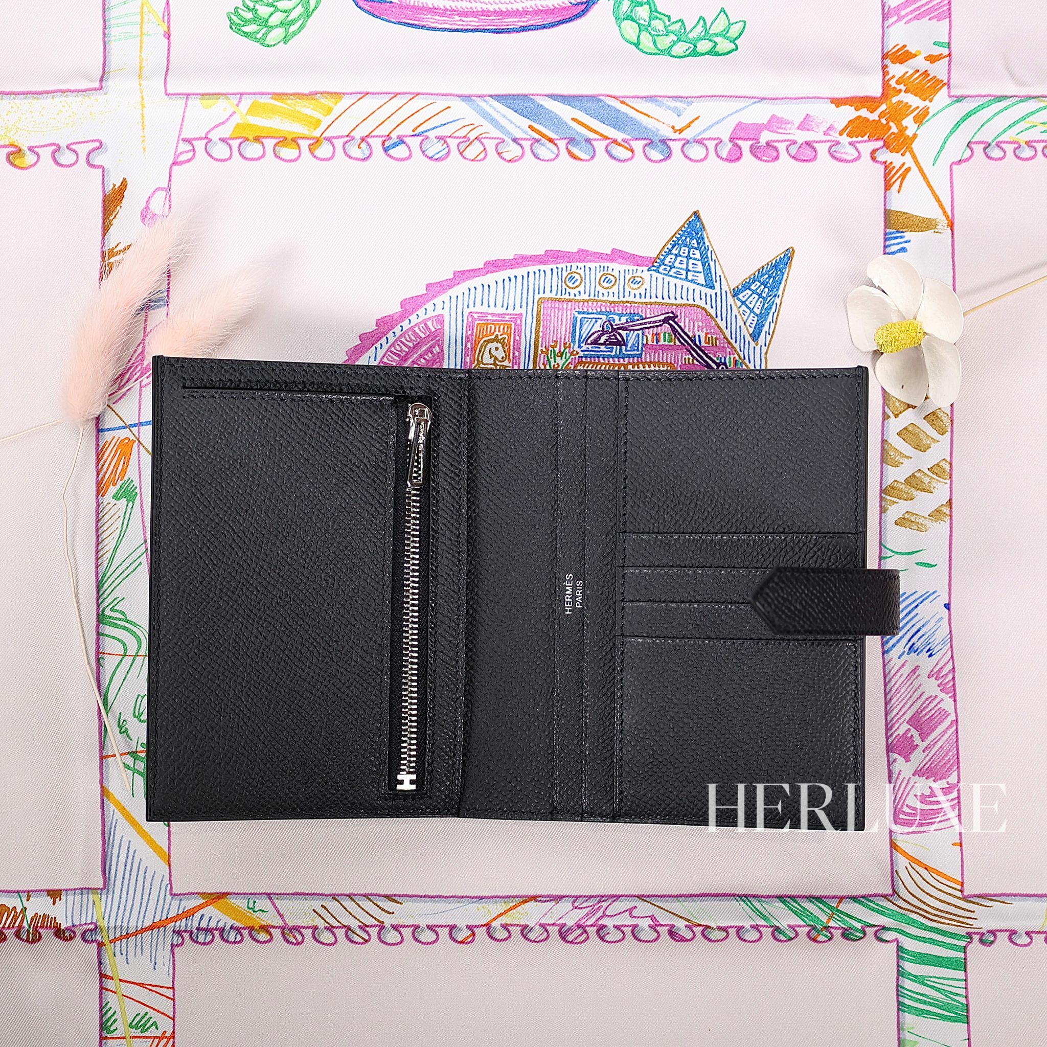 Bearn compact wallet 89 noir ck epsom