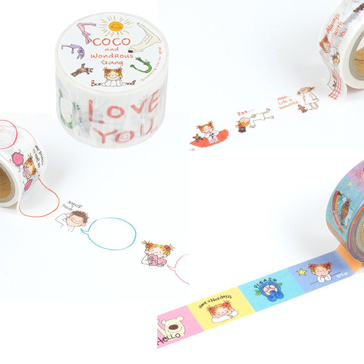 Coco醬女孩 美紋紙膠帶 ( 4款 )