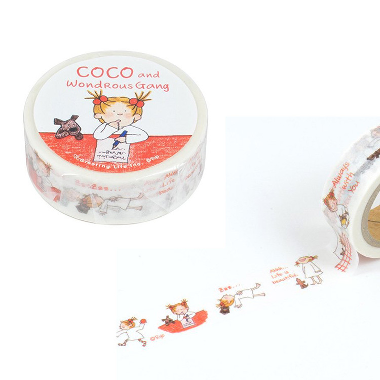 Coco醬女孩 美紋紙膠帶 ( 4款 )