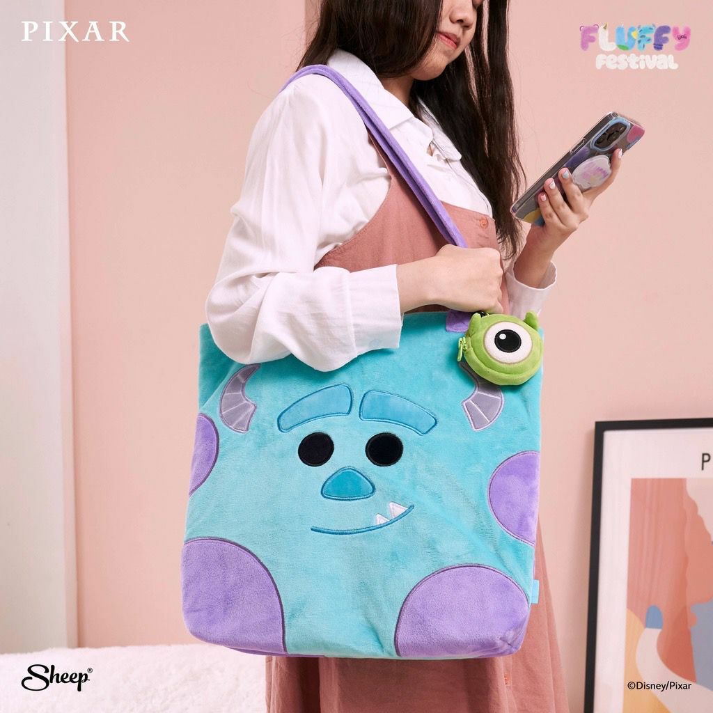 泰國直送  限量新款預訂 迪士尼Lotso x Sulley限量Tote Bag