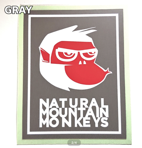 日本Natural Mountain Monkeys ORIGINAL STICKER 貼紙