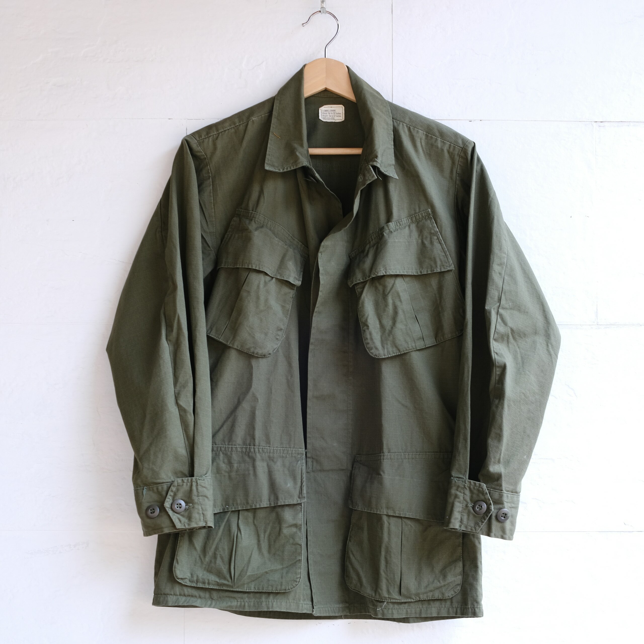 US ARMY jungle fatigue jacket USED