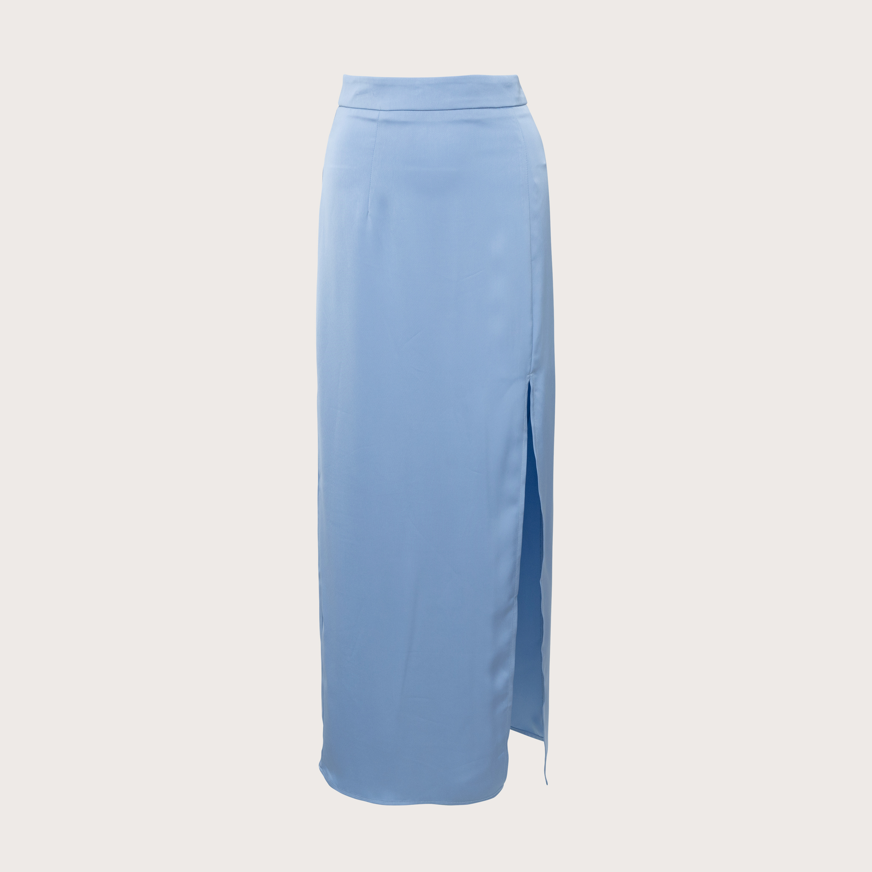 Silk Slit Skirt