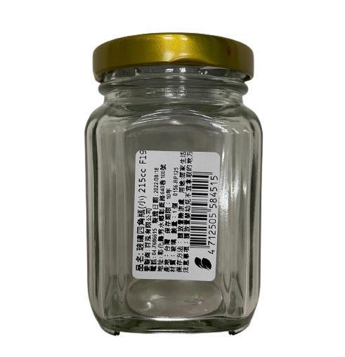 玻璃四角瓶(小) 215cc