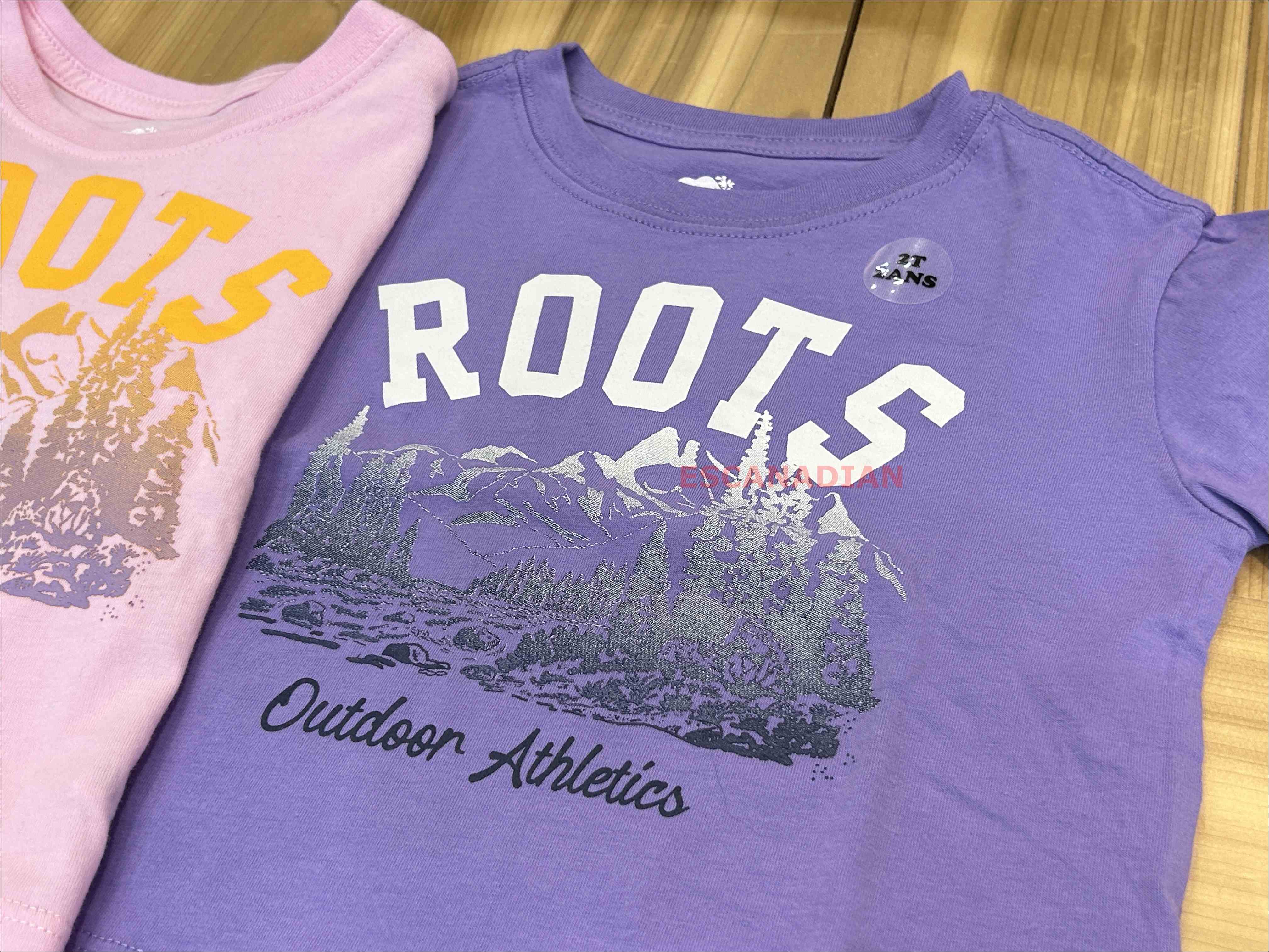 ROOTS 小女童 戶外系列 短TEE (2色)