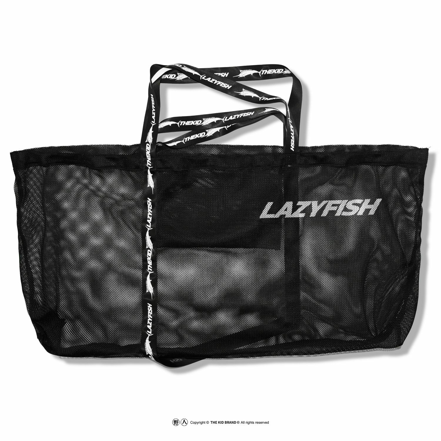 KID ® x LAZYFISH 聯名網眼肩背提袋