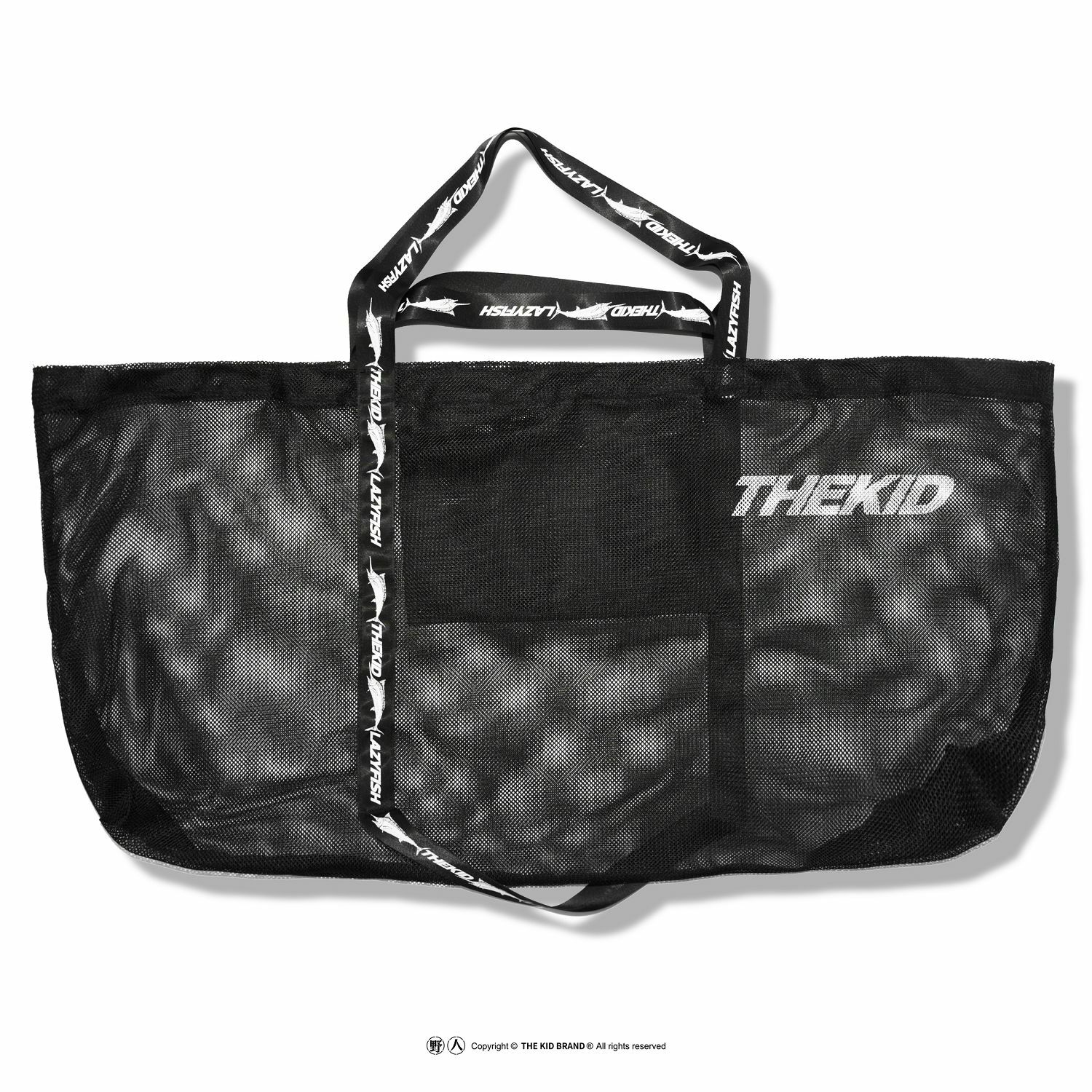 KID ® x LAZYFISH 聯名網眼肩背提袋