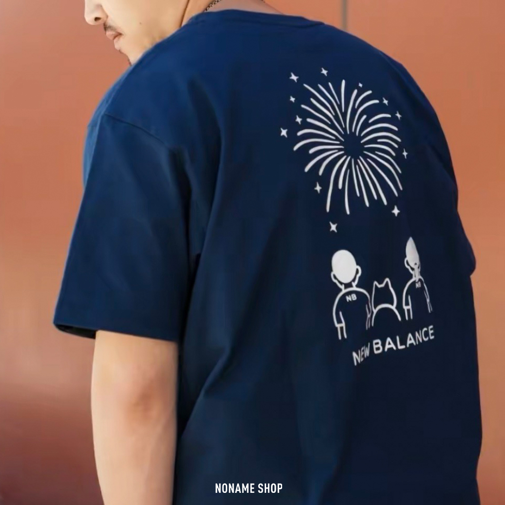 NEW BALANCE x NORITAKE 聯名款 煙火 短T 兩色 (男款)